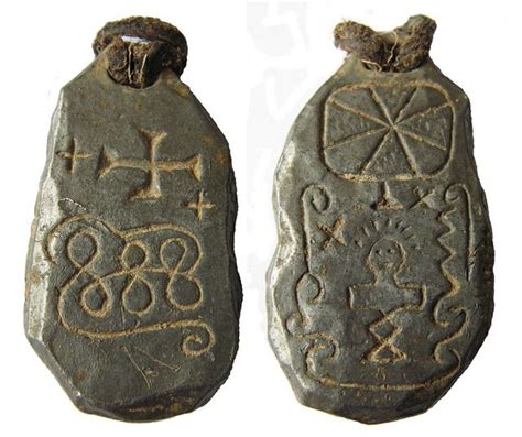 Witchcraft talisman from the medieval era